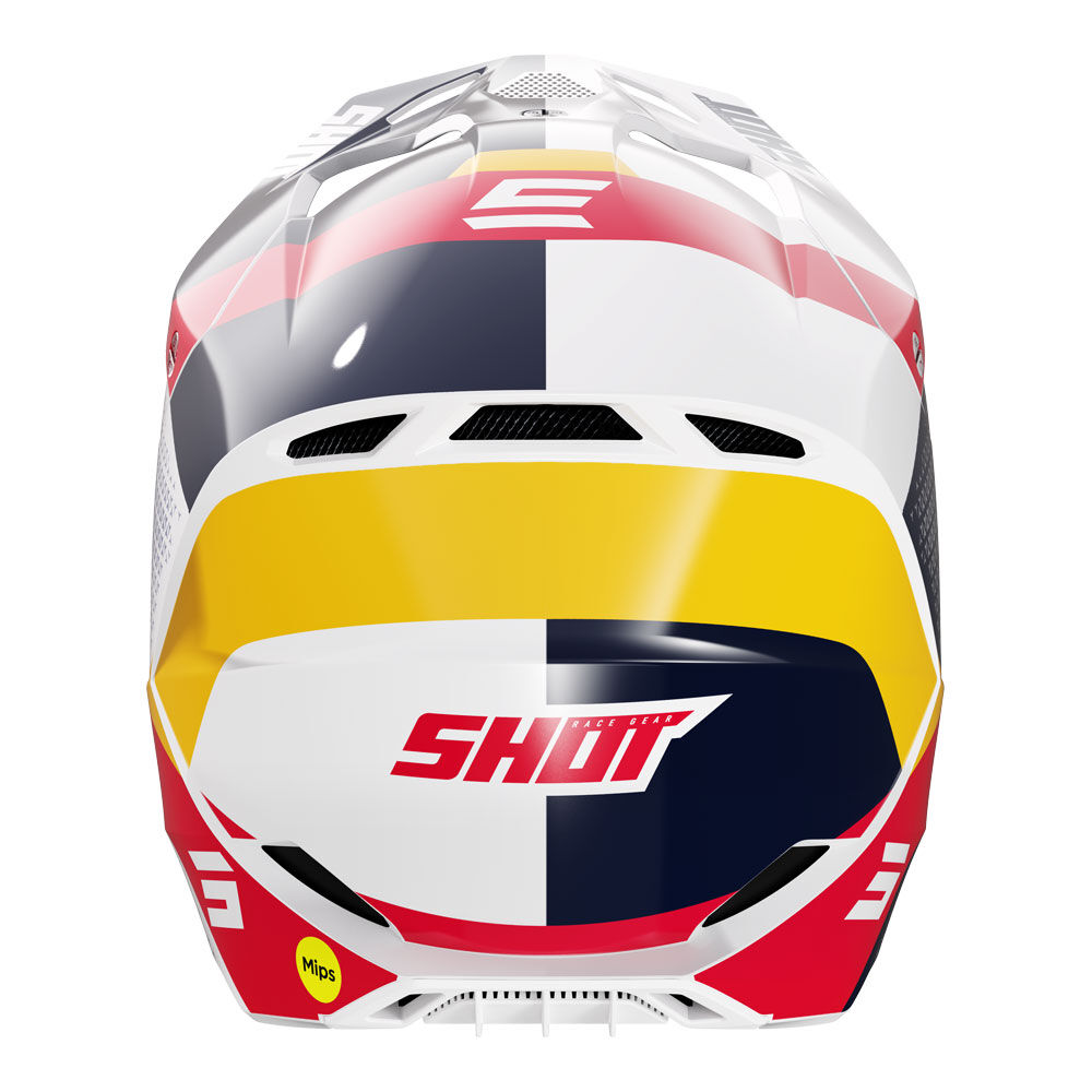 Shot Gear - SHOT RACE HELMET RIDGE RED/BLUE GLOSSY XL - Shark Leathers