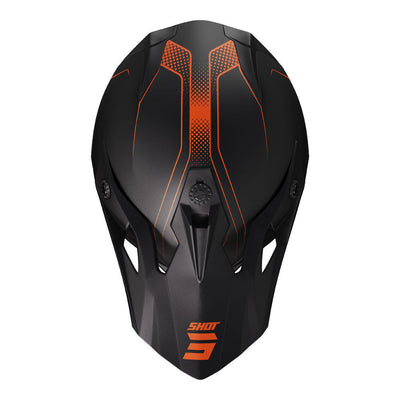 Shot Gear - SHOT PULSE HELMET EDGE MATT BLK/ORANGE M - Shark Leathers