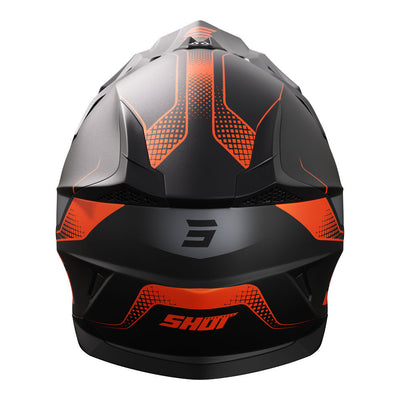 Shot Gear - SHOT PULSE HELMET EDGE MATT BLK/ORANGE M - Shark Leathers