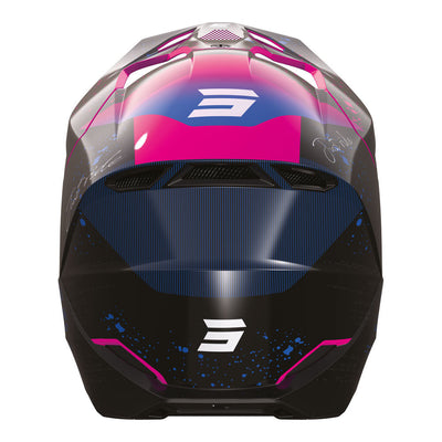 Shot Gear - SHOT FURIOUS KIDS HELMET MATRIX PURPLE GLOSSY L - Shark Leathers