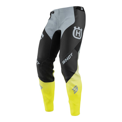 Shot Gear - SHOT AEROLITE HVA PANTS BLACK/GREY 40 - Shark Leathers