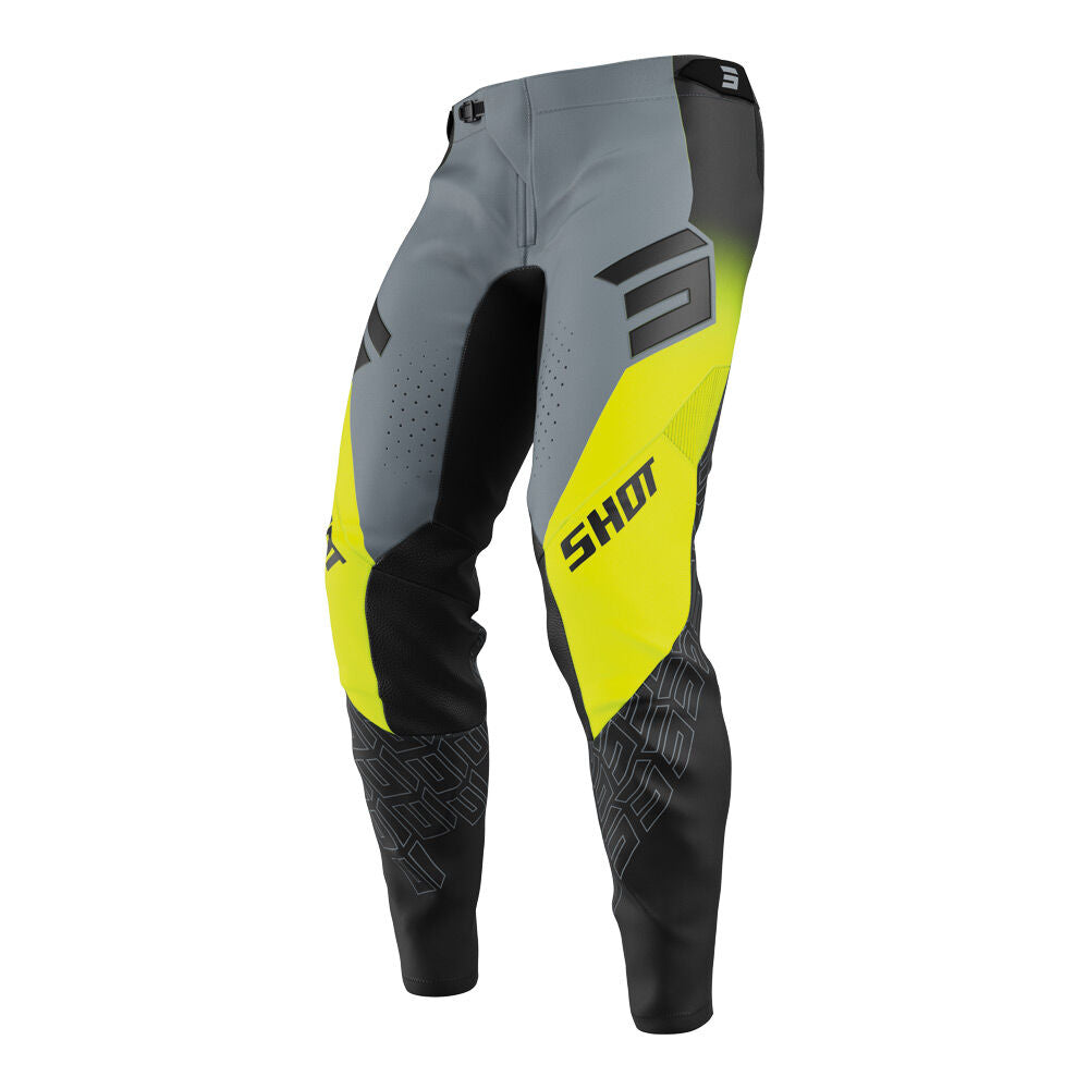 SHOT - SHOT AEROLITE ULTRA PANTS NEON YELLOW - Shark Leathers