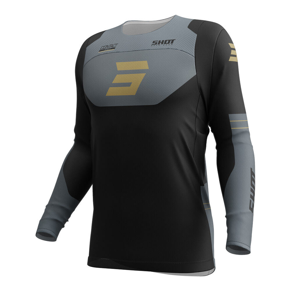 Shot Gear - SHOT CONTACT SHIELD JERSEY GOLD M - Shark Leathers