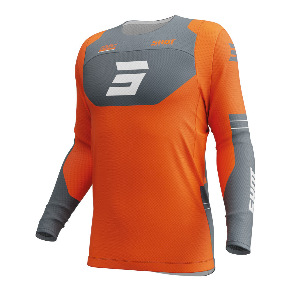 Shot Gear - SHOT CONTACT SHIELD JERSEY ORANGE L - Shark Leathers