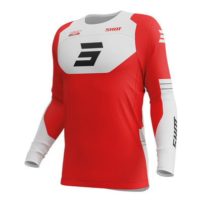 Shot Gear - SHOT CONTACT SHIELD JERSEY RED 2XL - Shark Leathers
