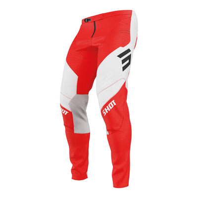 Shot Gear - SHOT CONTACT SHIELD PANTS RED 36 - Shark Leathers
