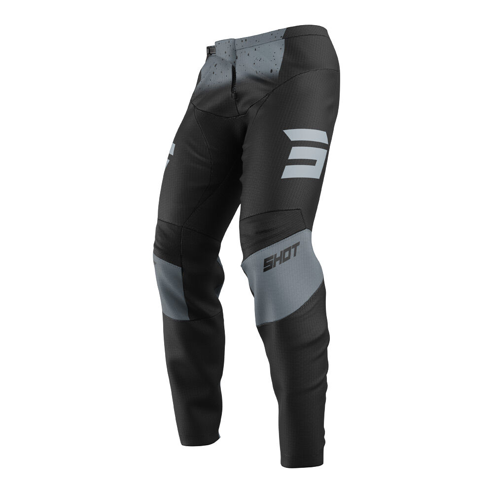 Shot Gear - SHOT DEVO BLAST PANTS BLACK/GREY 34 - Shark Leathers