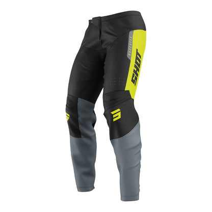 Shot Gear - SHOT DEVO LEAGUE PANTS NEON YELLOW 34 - Shark Leathers