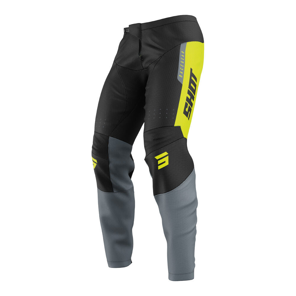 Shot Gear - SHOT DEVO LEAGUE PANTS NEON YELLOW 36 - Shark Leathers