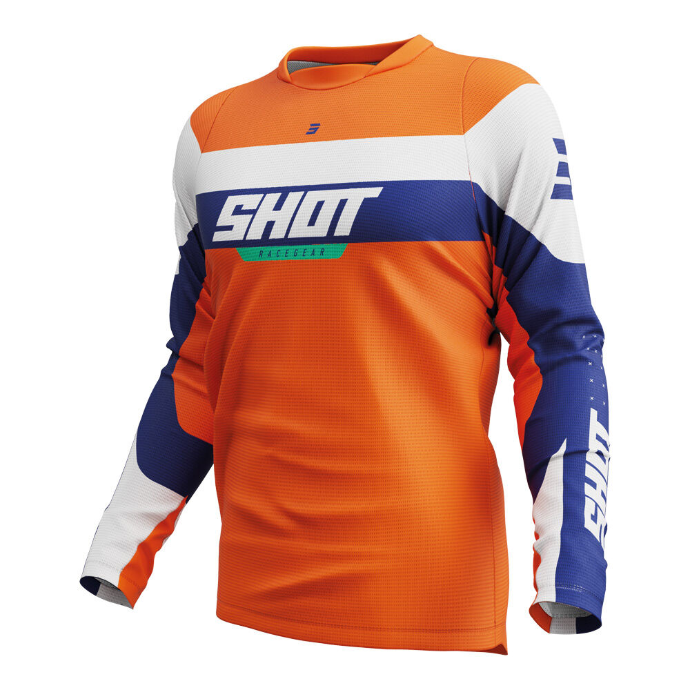 Shot Gear - SHOT DEVO LEAGUE JERSEY ORANGE 3XL - Shark Leathers
