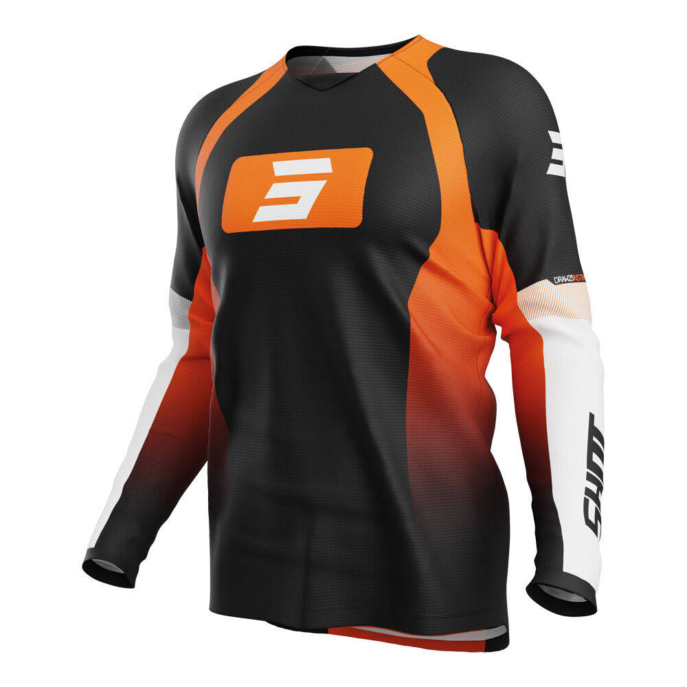 Shot Gear - SHOT DRAW INSTINCT JERSEY ORANGE S - Shark Leathers