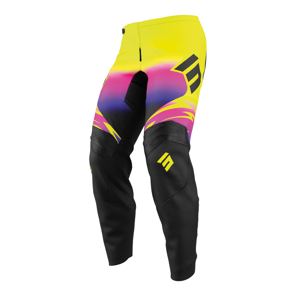 Shot Gear - SHOT DRAW X-TREME KIDS PANTS NEON YELLOW 8/9 - Shark Leathers