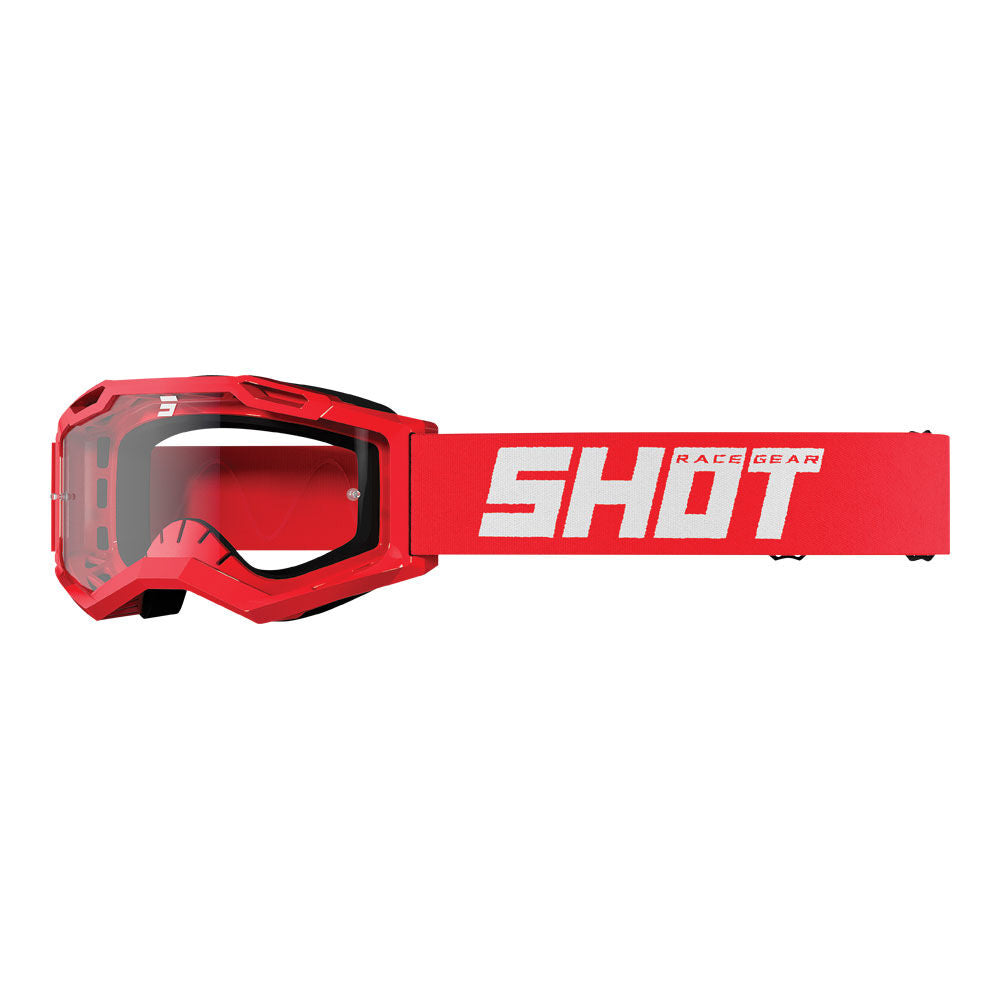 SHOT ROCKET 2.0 KIDS GOGGLES SOLID RED GLOSS SHOT