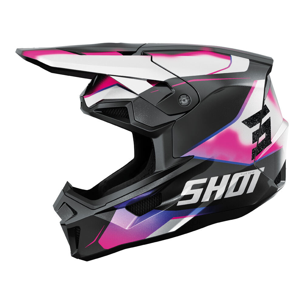 Shark Leathers - SHOT LITE ASTRAL HELMET BLACK/PINK PEARLY L - Shark Leathers