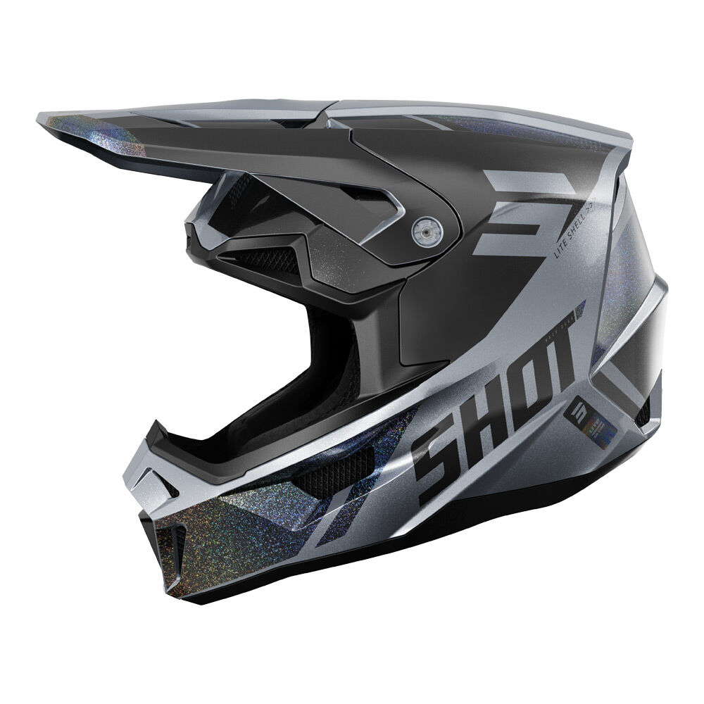 Shark Leathers - SHOT LITE ULTRA HELMET HOLOGRAPHIC GLITTER MATT 2XL - Shark Leathers