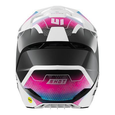 Shot Gear - SHOT RACE PHASER HELMET BLACK/BLUE/PINK PEARLY S - Shark Leathers