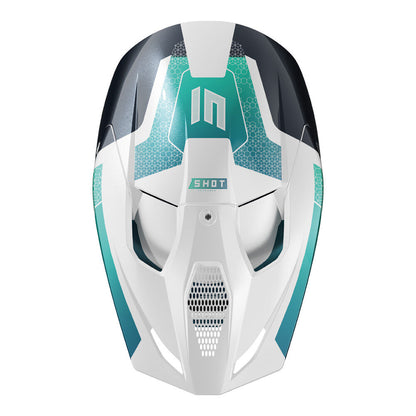 Shot Gear - SHOT RACE PHASER HELMET BLUE/TURQUOISE PEARLY S - Shark Leathers