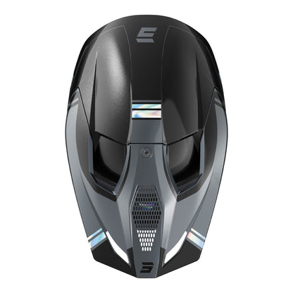 Shot Gear - SHOT RACE SPRINT HELMET BLACK HOLOGRAPHIC PEARLY M - Shark Leathers