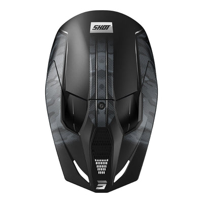 Shot Gear - SHOT RACE CAMO TACTIC HELMET BLACK/GREY MATT S - Shark Leathers