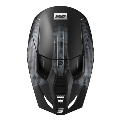 Shot Gear - SHOT RACE CAMO TACTIC HELMET BLACK/GREY MATT S - Shark Leathers