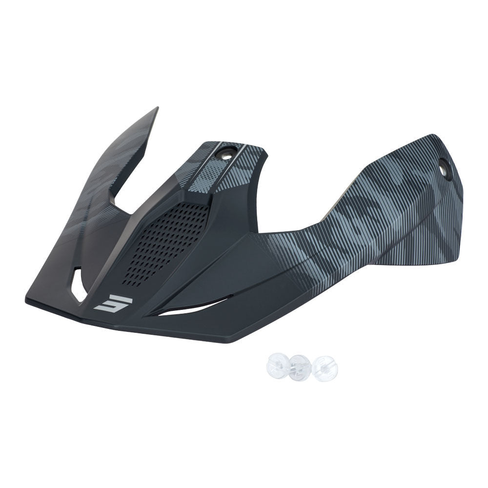 SHOT RACE HELMET PEAK CAMO TACTIC BLACK/GREY MATT SHOT