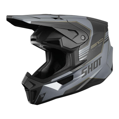 Shot Lite S10 Helmet Black/Grey Matt 2XL
