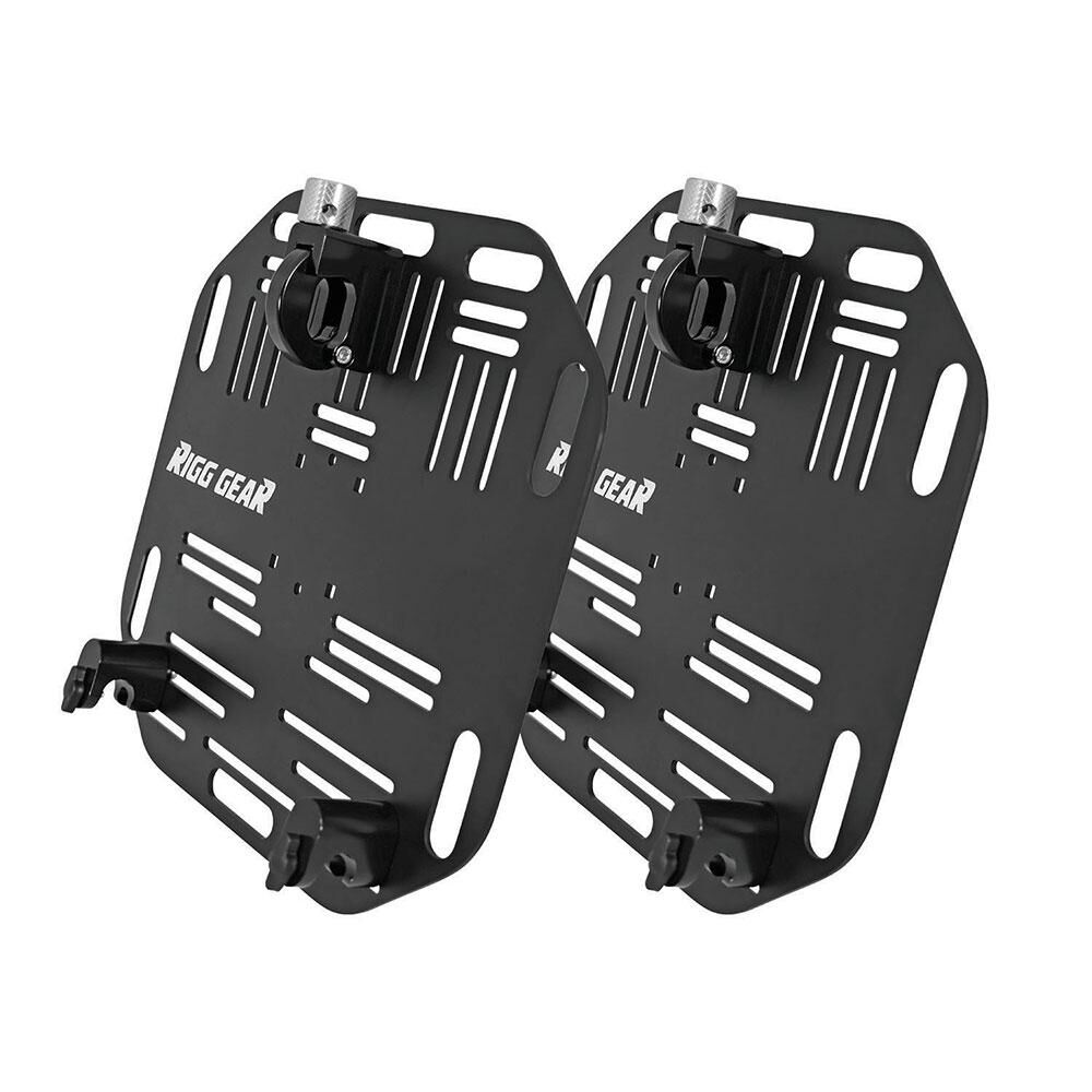 Nelson-Rigg Rigg Gear Saddlebag Quick Release Plates (RG-QRP-FB) Flat Frame