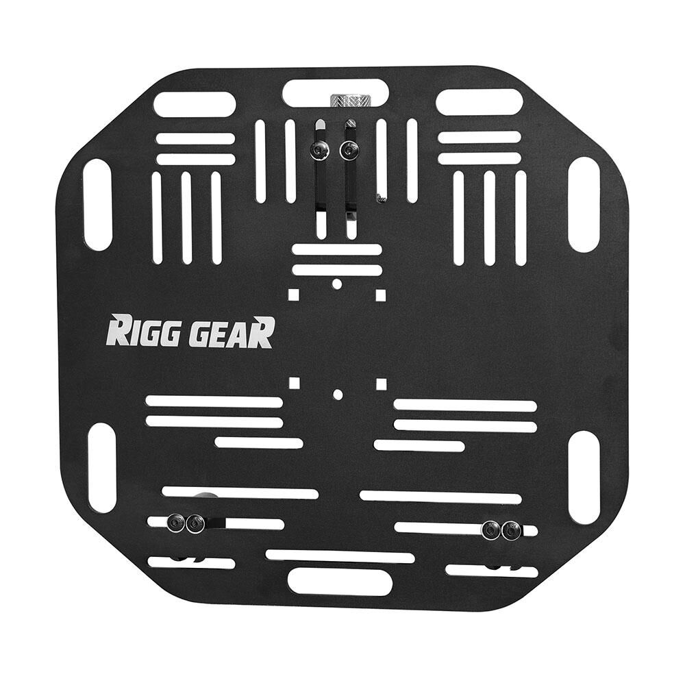 Nelson-Rigg Rigg Gear Saddlebag Quick Release Plates (RG-QRP-FB) Flat Frame