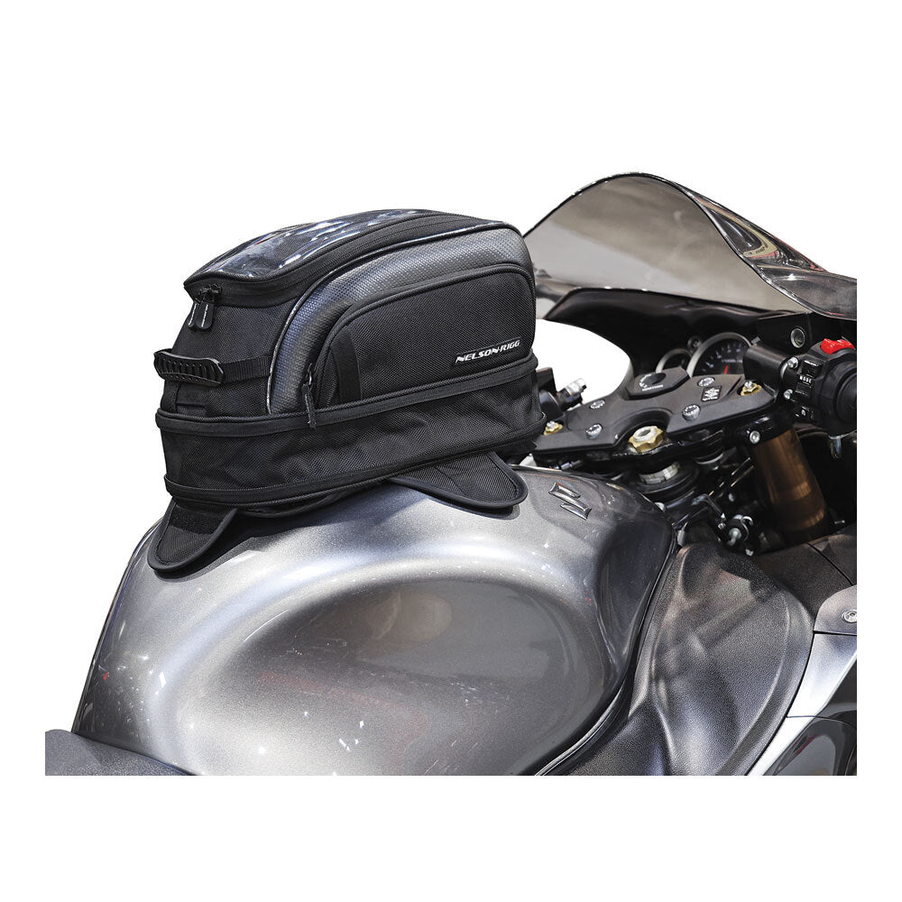 Nelson-Rigg - Nelson-Rigg TANKBAG CL-1100-S Commuter Sport Medium Strap & Mag (CTN 4) - Shark Leathers