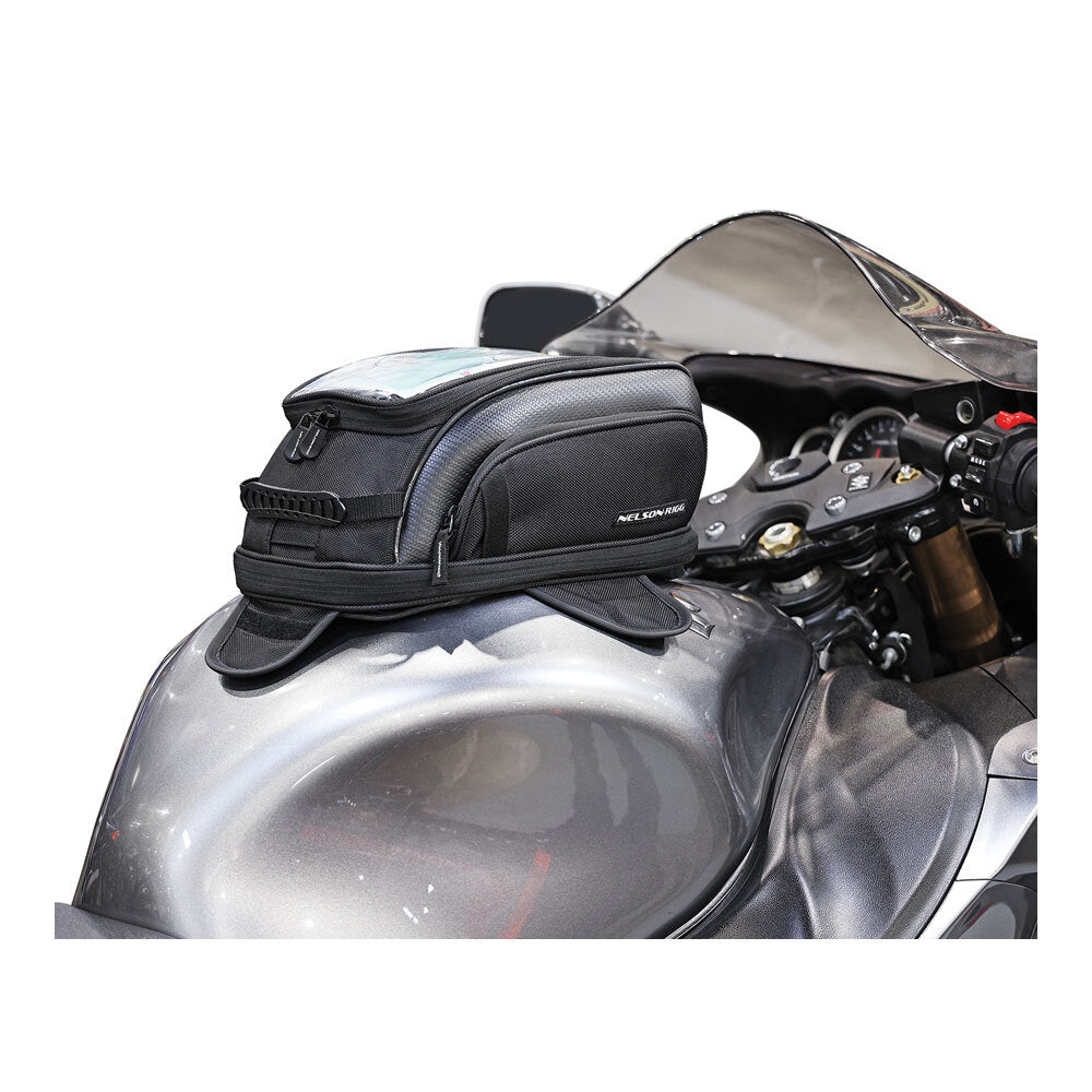 Nelson-Rigg - Nelson-Rigg TANKBAG CL-1100-S Commuter Sport Medium Strap & Mag (CTN 4) - Shark Leathers