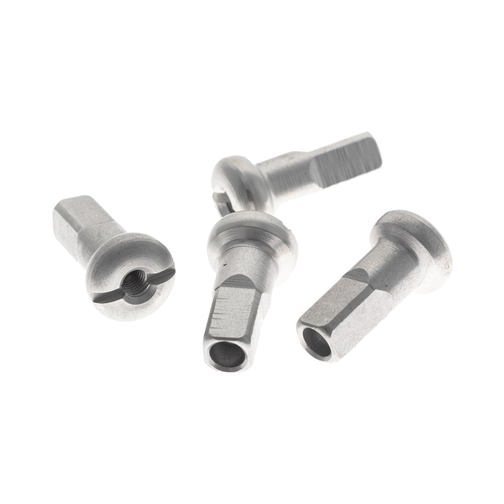 States MX - SPOKE NIPPLE ALLOY FRONT SILVER 9G STATES MX - Shark Leathers