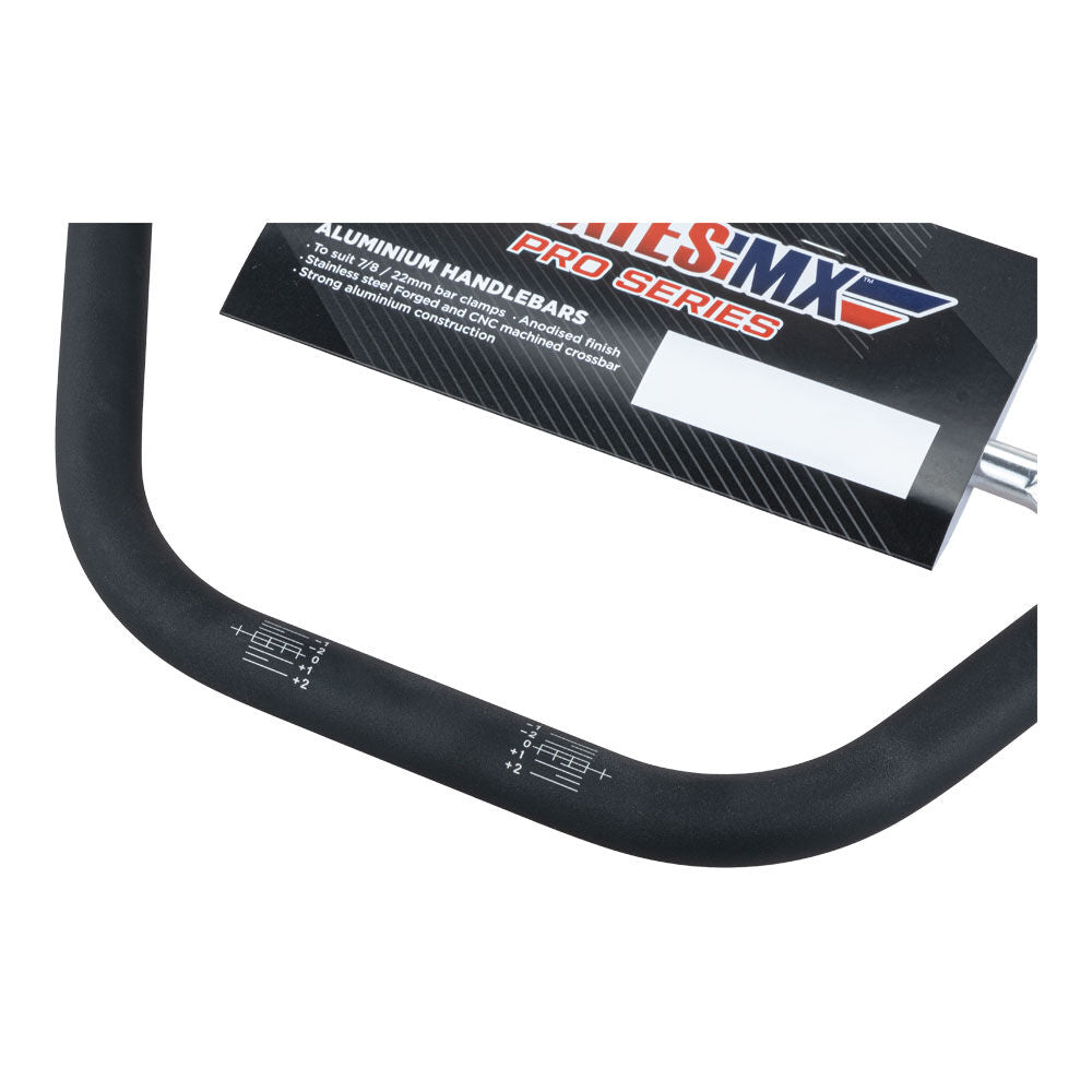 STATES MX HANDLEBAR PRO SERIES ALLOY PIT BIKE MINI MX BEND - BLACK
