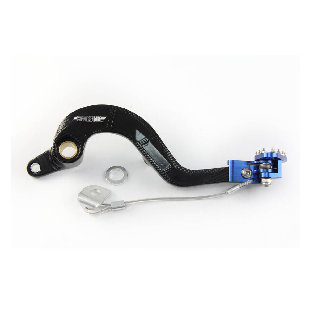 States MX - BRAKE PEDAL YAMAHA BLUE FLEX TIP - Shark Leathers