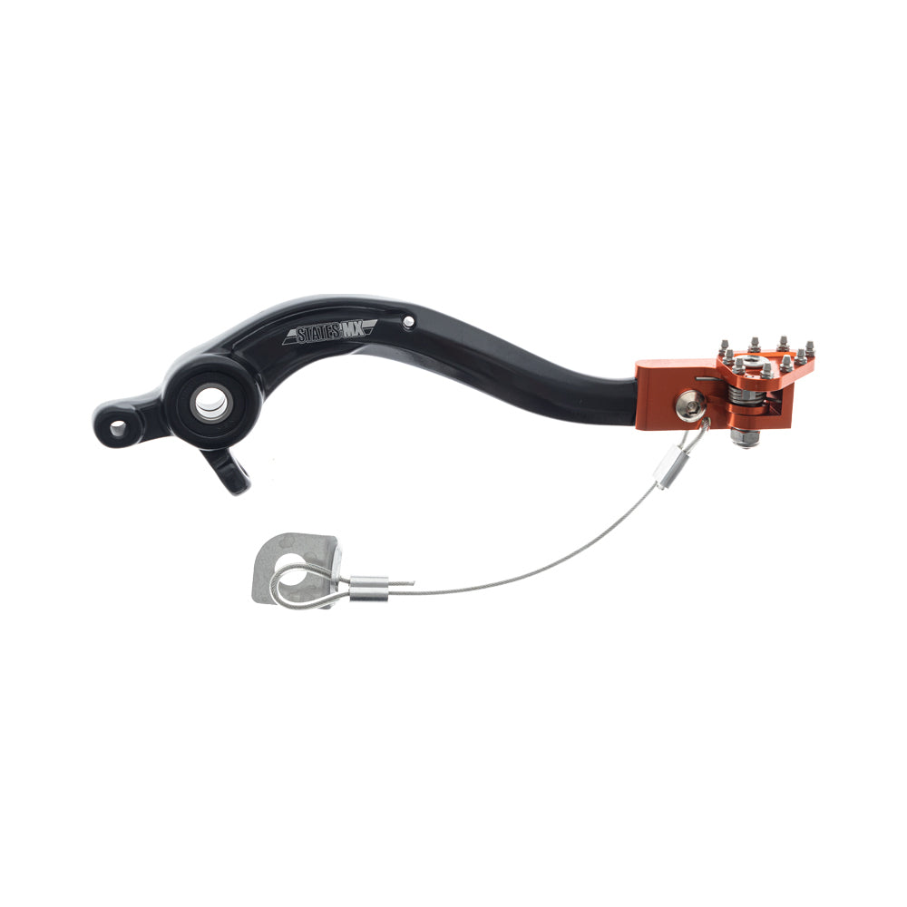 States MX - BRAKE PEDAL KTM FLEX TIP ORANGE - Shark Leathers