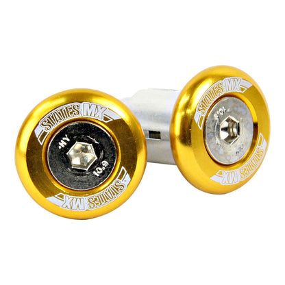 States MX - BAR ENDS OFF ROAD GOLD - Shark Leathers