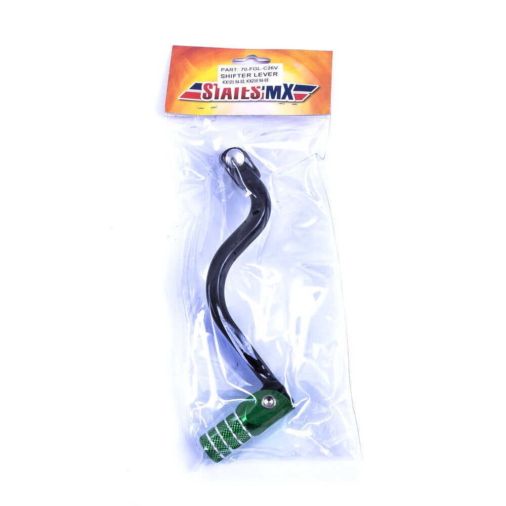 States MX - GEAR LEVER GREEN KAWASAKI STATES MX - Shark Leathers