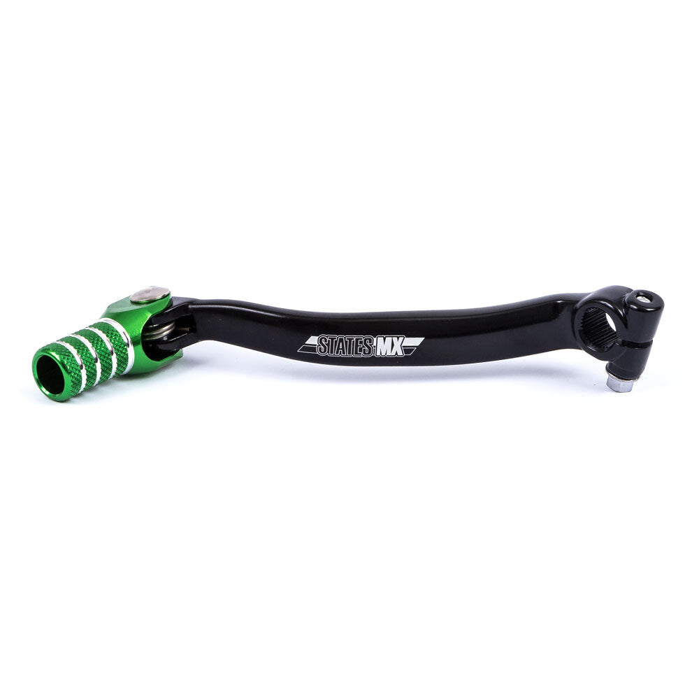 GEAR LEVER GREEN KAWASAKI STATES MX