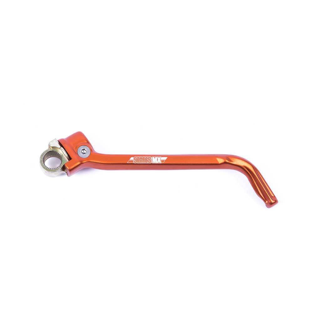 States MX - ALLOY KICKSTART LEVER KTM STATES MX ORANGE - Shark Leathers