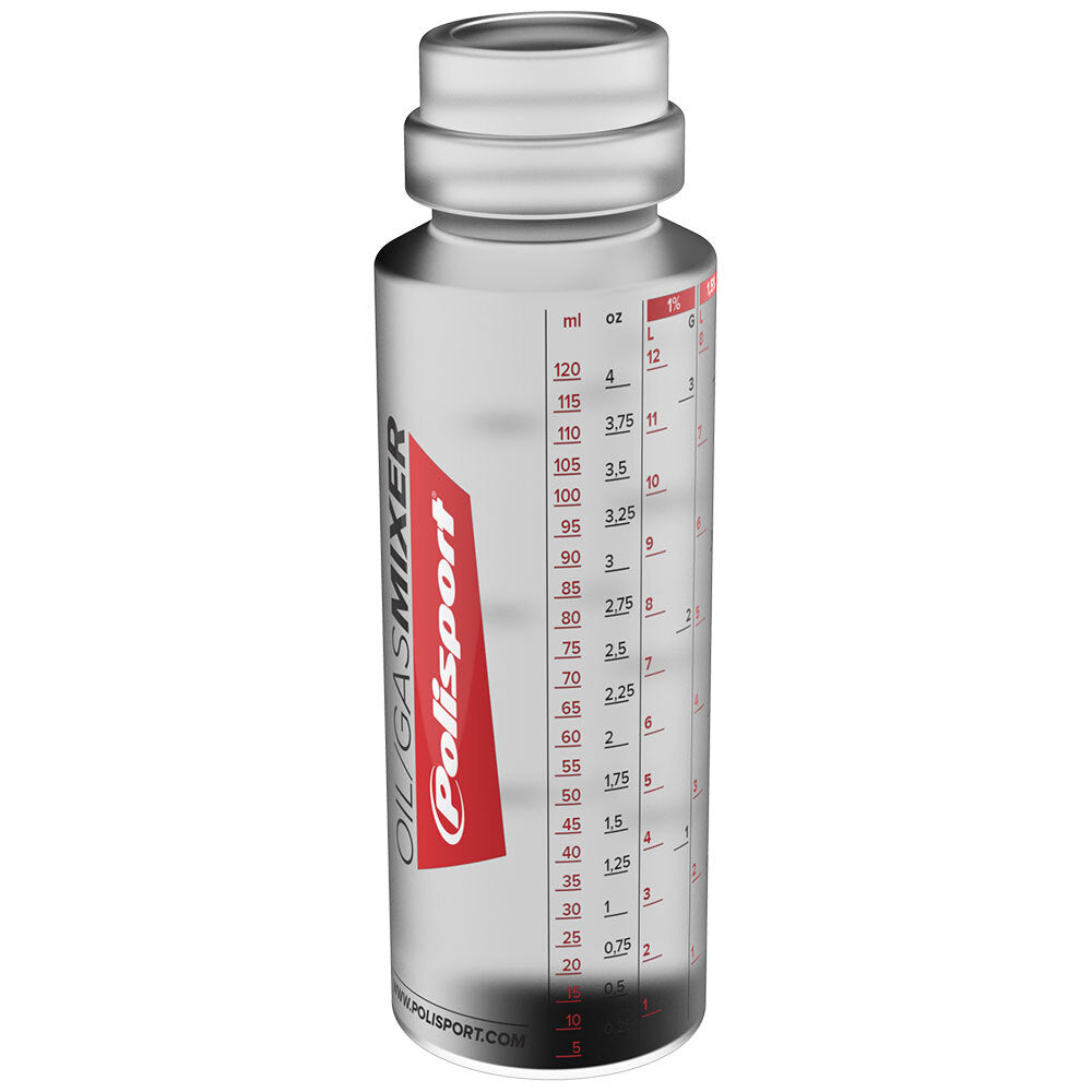 Polisport - POLISPORT PROOCTANE MIXER BOTTLE 125ML WITH SCALE - Shark Leathers