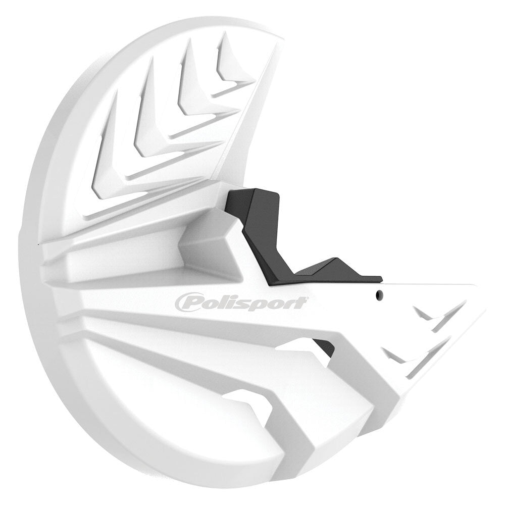 Polisport - POLISPORT DISC & BOTTOM FORK PROTECTOR KAW KX-F - WHITE - Shark Leathers