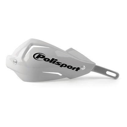Polisport - POLISPORT TOUQUET HAND PROTECTOR - WHITE [B13] - Shark Leathers