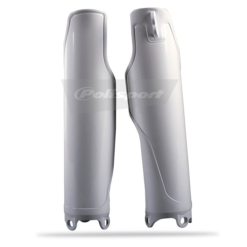 Polisport - POLISPORT FORK PROTECTORS CR125/250 04-07/CRF 04-UP - WHITE [B8] - Shark Leathers