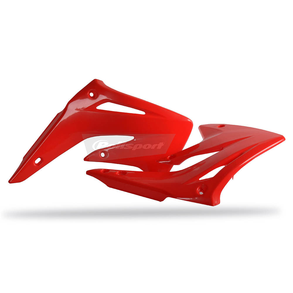 Polisport - POLISPORT RADIATOR SHROUDS HONDA CR - RED [B10] - Shark Leathers