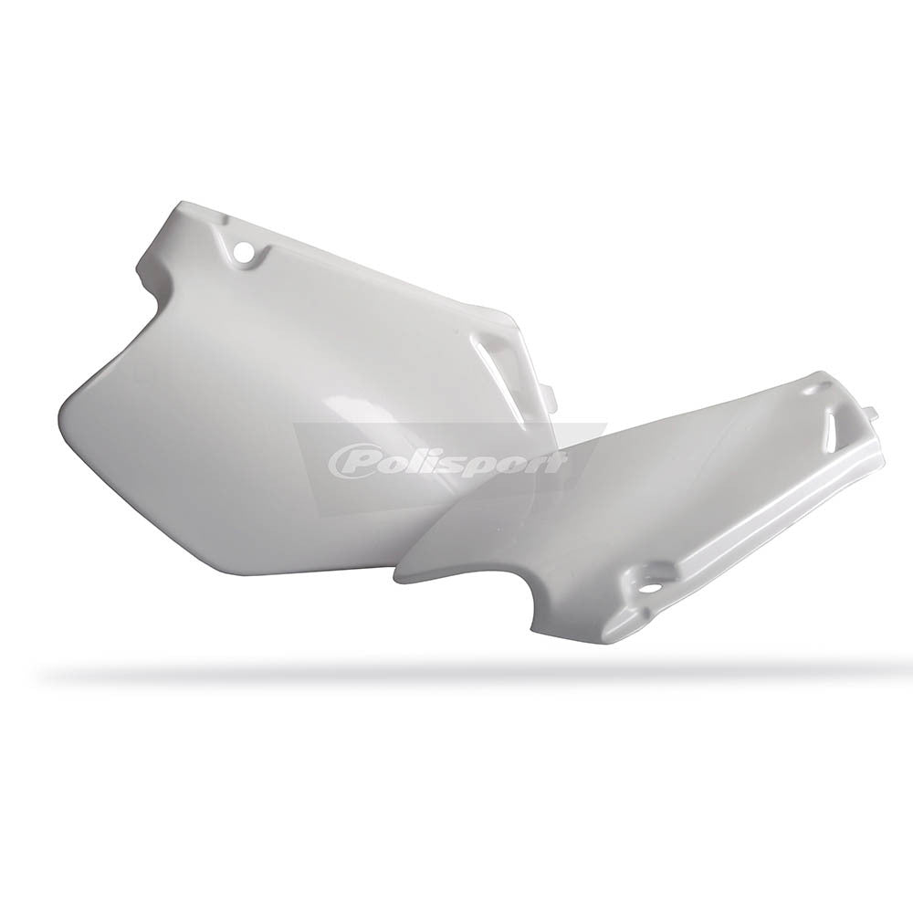 Polisport - POLISPORT SIDE COVERS HONDA CR125 95-97/CR250 95-96 - WHITE [B7] - Shark Leathers