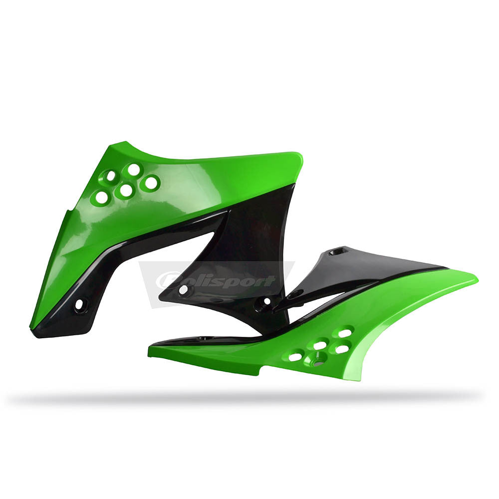 Polisport - POLISPORT RAD SHROUDS KXF GREEN/BLACK [B6] - Shark Leathers