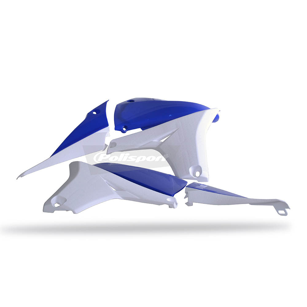 Polisport - POLISPORT RAD SHROUDS YAM YZ450F 10-13 - BLUE/WHITE (OEM 2011) [B1] - Shark Leathers