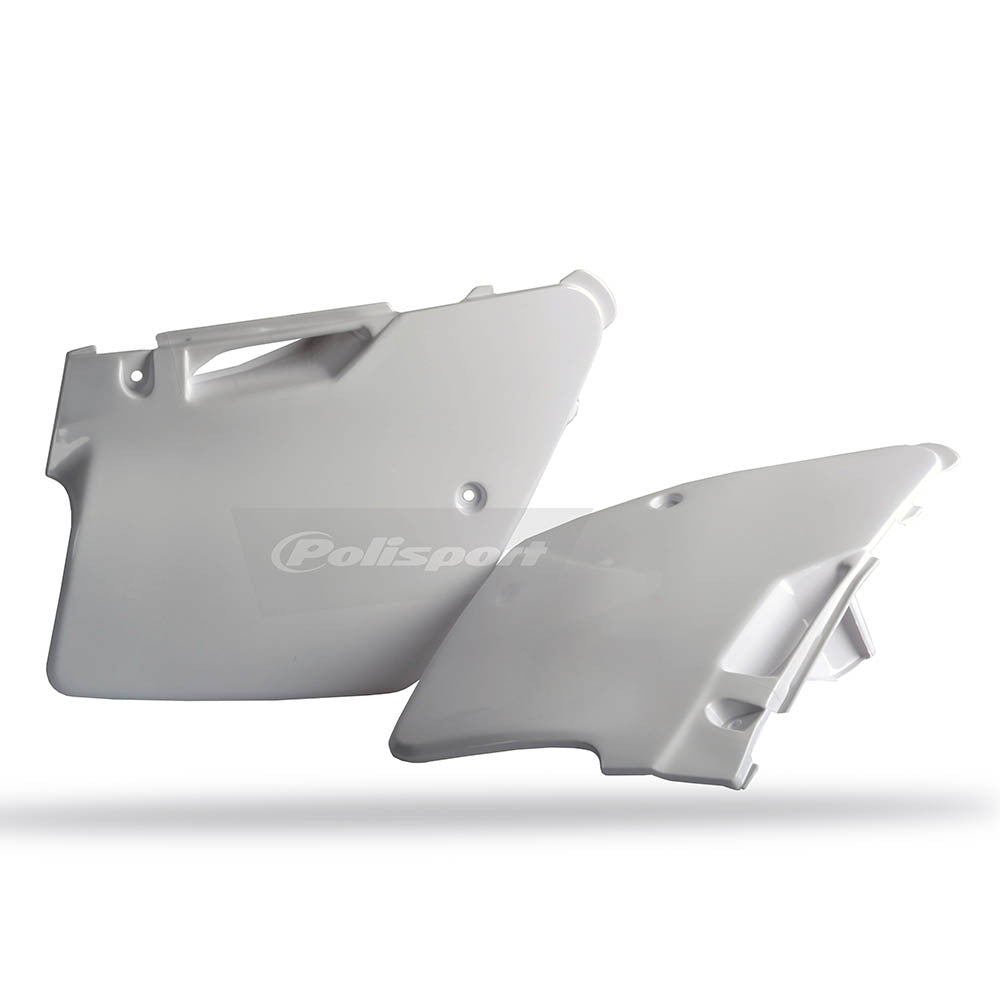 Polisport - POLISPORT SIDE COVERS KX WHITE [B12] - Shark Leathers