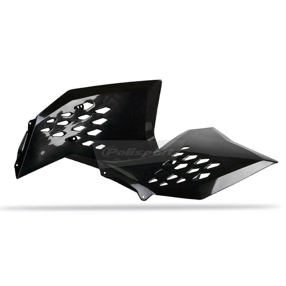 Polisport - POLISPORT RADIATOR SHROUDS KTM SX - BLACK [B6] - Shark Leathers