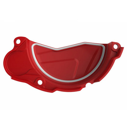 Polisport - POLISPORT CLUTCH COVER PROTECTOR HONDA - RED [B10] - Shark Leathers