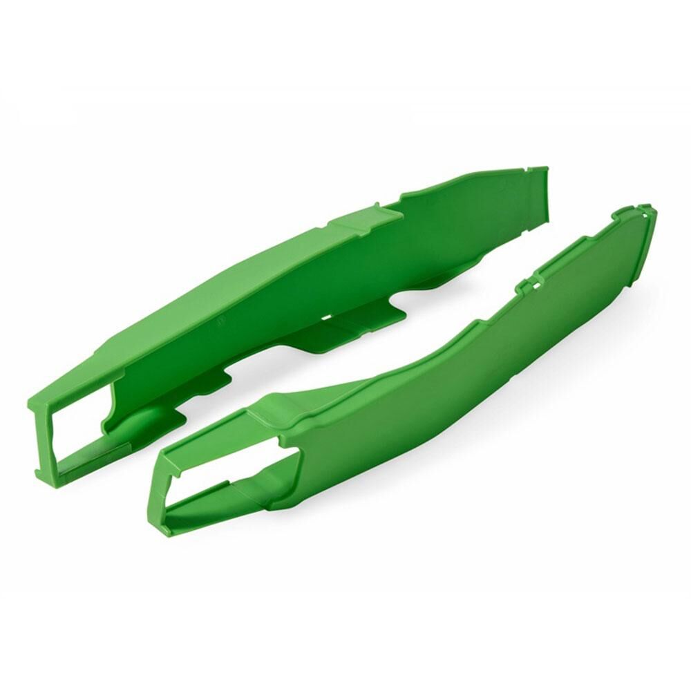POLISPORT SWINGARM PROTECTORS KAWASAKI KX250F 12-16/KX450F 12-15 - GREEN